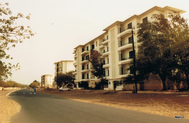 La cité Mermoz à Dakar en 1987